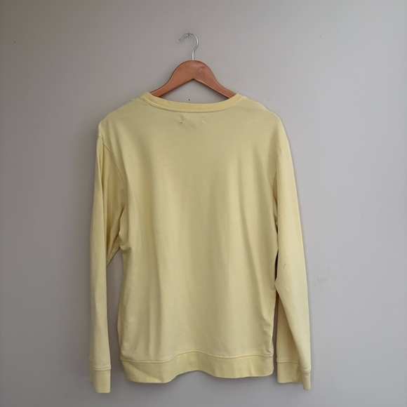 5/$5 Men's Pale Yellow Crewneck Sweater - Picture 3 of 4
